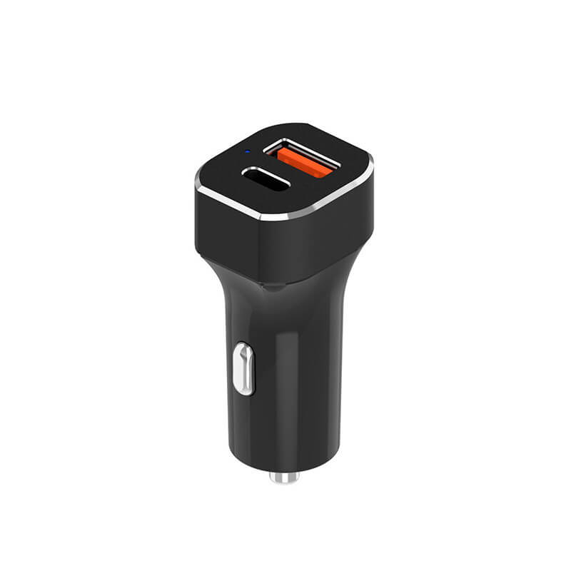 2 Ports Quicky Charge 3.0 USB C Car Charger
