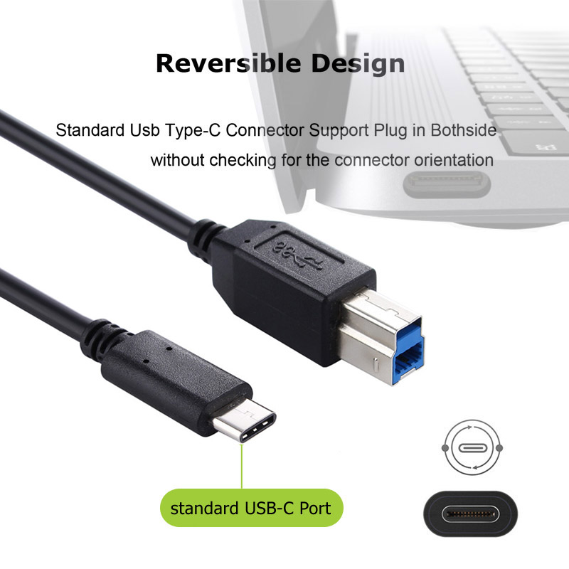 USB C to USB B Cable CUBP2010