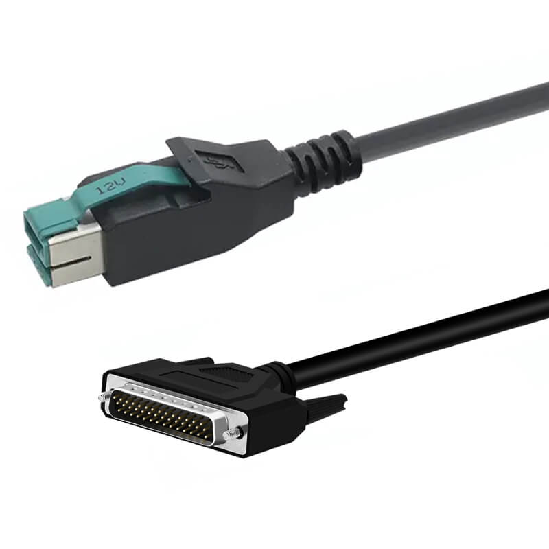 12V Powered USB TO HDB 44P Cable