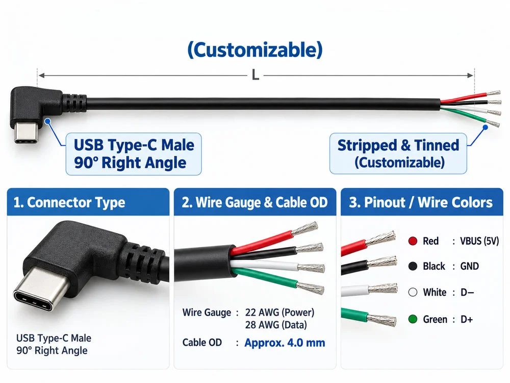 Cable Length, Wire Gauge & Pinout