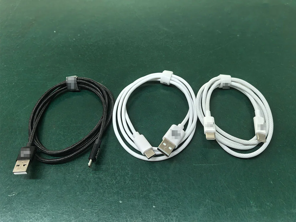 Custom USB cable assemblies for e-ink display devices